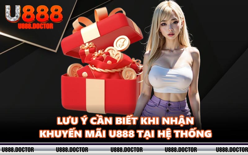Lưu ý cần biết khi nhận khuyến mãi U888 tại hệ thống